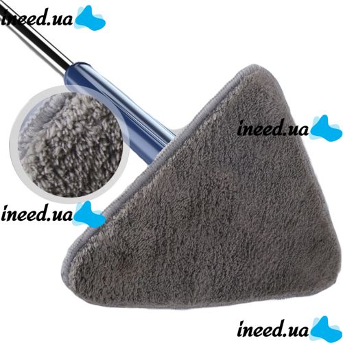 Треугольная телескопическая швабра для сухой и влажной уборки Multi function Mop MA-89 Регулируемая с отжимом 360 градусов для всех поверхностей