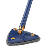 Треугольная телескопическая швабра для сухой и влажной уборки Multi function Mop MA-89 Регулируемая с отжимом 360 градусов для всех поверхностей