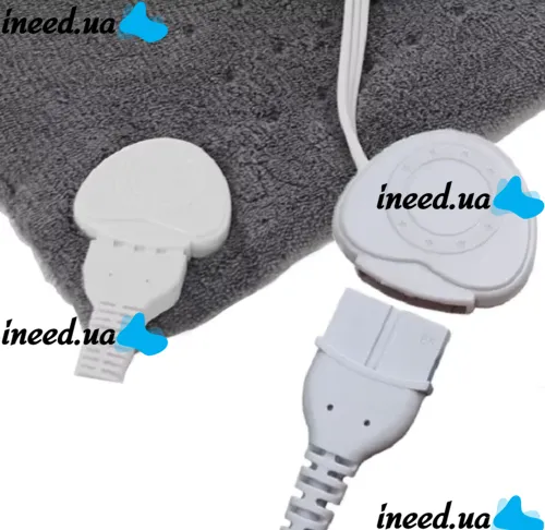 Успокаивающая массажная нагревательная грелка накидка Massaging Weighted Heating Pad для всего тела Тепловая флисовая электрогрелка плед с подогревом