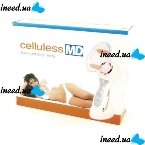 Вакуумный массажер от целлюлита Celluless MD BN-027 ручной антицеллюлитный массажер Целлюлес МД для всего тела роликовый инфракрасный лимфодренажный
