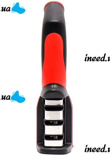 Точилка для кухонных ножей Knife Sharpener RS-168 кухонная ручная ножеточка с ручкой, настольный станок на 3 уровня заточки с полировкой NJ-523