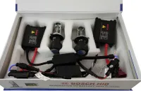 Комплект ксенона Bosch H3 HID 4300K 35W 12V с блоками розжига и лампами, набор ксеноновых ламп для фар в авто Теплый белый