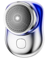 Аккумуляторная дорожная электробритва депилятор Mini Shaver P10 XL-510 3W для сухого и влажного бритья, Беспроводная роторная USB мини бритва триммер