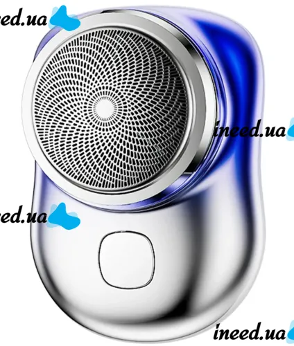 Аккумуляторная дорожная электробритва депилятор Mini Shaver P10 XL-510 3W для сухого и влажного бритья, Беспроводная роторная USB мини бритва триммер
