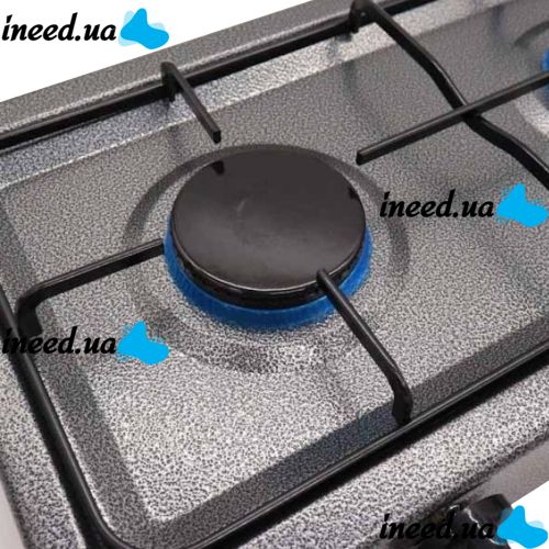 Настольный газовый таганок Domotec MS-6602 на 2 конфорки для еды, Двухконфорочная газовая плита настольная варочная поверхность для баллонного газа