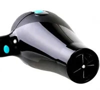 Профессиональный фен Mozer MZ-3100 6000W для сушки и укладки волос с 2 насадками, Электрический фен с холодным обдувом 2 скорости 3 режима Черный