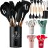 Universal Set of Silicone Kitchen Accessories 12pcs Kitchen Set, Silicone Kitchen Set with Stand for 12 Items Kitchen Set