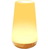 Сенсорный аккумуляторный светильник ночник Taipow JK-S050 с RGB подсветкой и пультом ДУ, Настольная лампа с сенсорным управлением HA-114 от USB