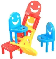 Настольная развивающая игра Chair Stacking Стулья балансиры 36 стульев, Игра башня дженга Балансирующие стулья для развития мелкой моторики от 6 лет