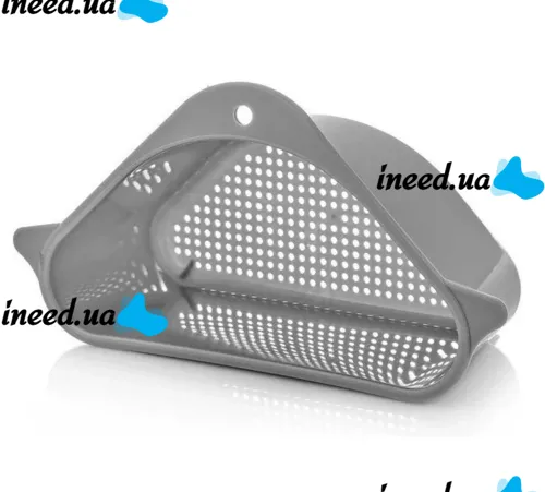 Plastic Corner Organizer Colander with Sink Holder BC05, Corner Drain Basket Sink Sieve 26x10x14.2 cm for washing fruits