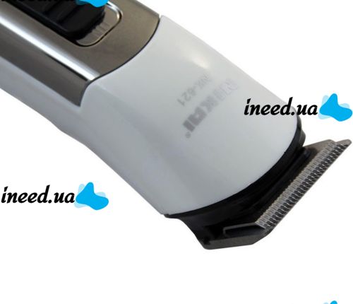 Nikai NK-621AB Wireless Hair Clipper with Removable Battery , Men's Rechargeable Beard Trimmer 3W Nikai NK621 White