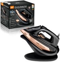 Iron with steam generator RAF R.1305 2600W 300 ml steam iron with ceramic soleplate and vertical steaming on a stand for ironing clothes