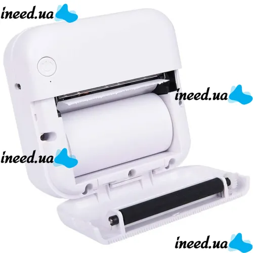Беспроводной мини принтер Cat Mini Printer MAG-693 57mm с Bluetooth, Карманный детский термопринтер для печати без чернил для смартфона 1200mah