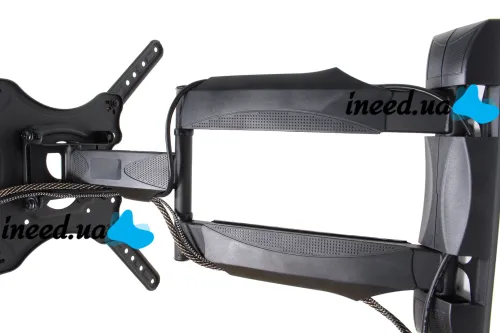 Bracket, swivel mount for TVs HDL-117B-2 14"-55" on the wall up to 50kg with 180º rotation