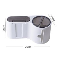 Настенный держатель для туалетной бумаги Wall-Hanging Waterproof Tissuef Box SHH-1, органайзер для хранения салфеток с полкой на стену MAG-736