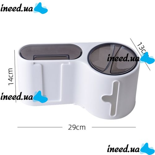 Настенный держатель для туалетной бумаги Wall-Hanging Waterproof Tissuef Box SHH-1, органайзер для хранения салфеток с полкой на стену MAG-736