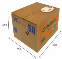 Детская интерактивная копилка Хитрый котик Mischief Saving Box на батарейках Копилка-сейф для денег кот воришка в коробке забирает монетку лапой
