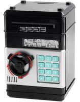 Children's electronic piggy bank safe Mony Safe, bill acceptor, ATM, with combination lock for paper bills, coins with Piggy Number Bank batteries