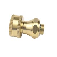 Универсальная насадка-распылитель воды Schmidt Brass Nozzle, Латунная насадка регулируемый распылитель на садовый шланг для полива и  аэрации