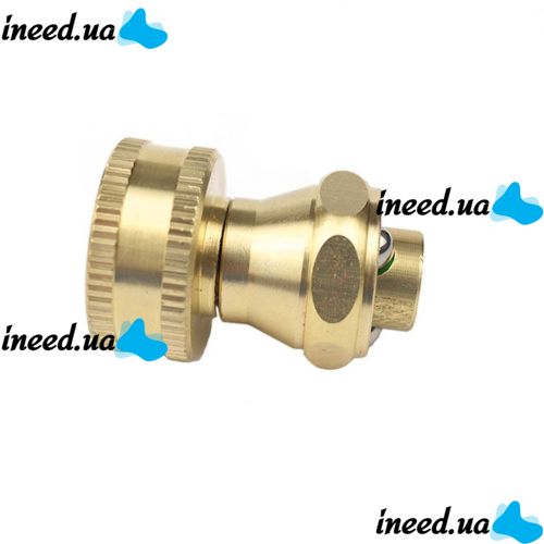 Универсальная насадка-распылитель воды Schmidt Brass Nozzle, Латунная насадка регулируемый распылитель на садовый шланг для полива и  аэрации