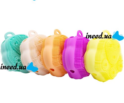 BLB-08 Silicone Massage Scrubber Body Wash Brush for facial cleansing, FS-1150 Cleansing Cosmetic Washcloth for pore cleansing and full body wash