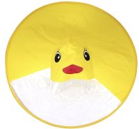 Детский непроникаемый дождевик зонтик Baby Rain Coat YM501 Утка Ветрозащитное пончо плащ для защиты от ветра и дождя для детей уточка Желтый