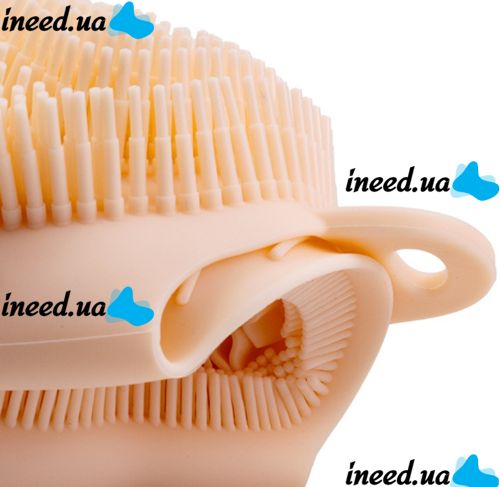 BLB-08 Silicone Massage Scrubber Body Wash Brush for facial cleansing, FS-1150 Cleansing Cosmetic Washcloth for pore cleansing and full body wash