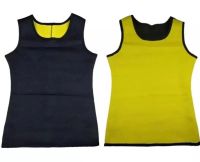 Корректирующая майка сауна Hot Shapers для похудения унисекс высокий вырез неопреновая утягивающая майка-сауна Хот Шейперс, жиросжигатель для живота