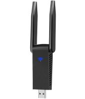 Двухдиапазонный беспроводной Wi-Fi адаптер Digital Lion UWA-05 Wifi репитер с USB 3.0 подключением 2.4 ГГц + 5 ГГц 1300 Mbps 2 антенны UWA05 Черный