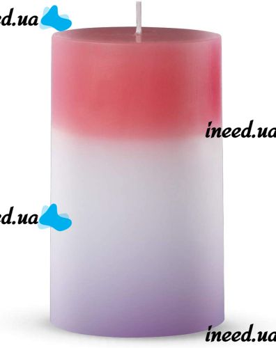 Декоративна воскова свічка хамелеон Candled Magic EL-2327 з RGB підсвічуванням 7 кольорів з справжнім вогнем, Магічна LED Свічка, яка змінює світло