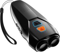 Профессиональный мощный ультразвуковой отпугиватель собак Ultrasonic Dog Repeller PU 70 с аккумулятором и фонариком, защита от собак