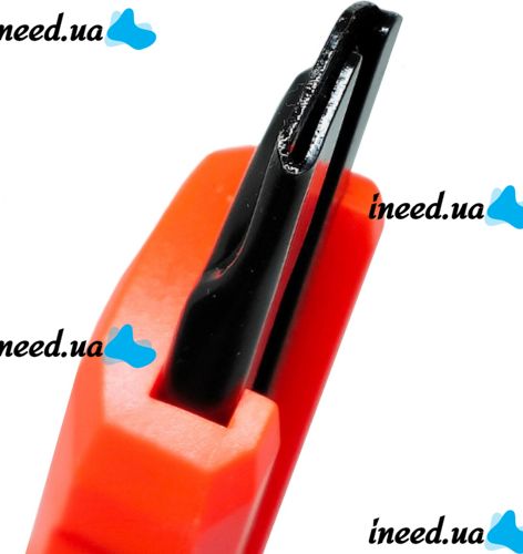 Канцелярский телескопический нож Utility knife Jingpin HST-SK 18мм с выдвижным сегментным лезвием для отделочных работ, Строительный ножик для дома