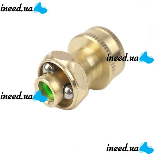 Универсальная насадка-распылитель воды Schmidt Brass Nozzle, Латунная насадка регулируемый распылитель на садовый шланг для полива и  аэрации
