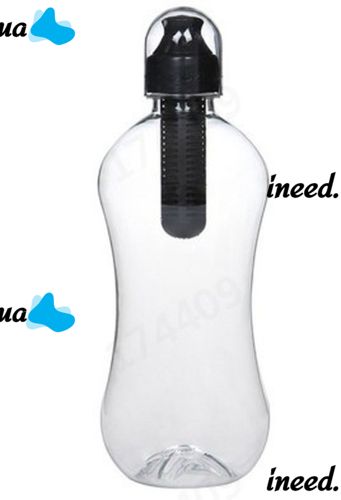 Спортивная герметичная бутылка с фильтром для питьевой воды Water Filter Bottle, объемом 550 мл для занятий спортом, Мягкая бутылка для очистки воды