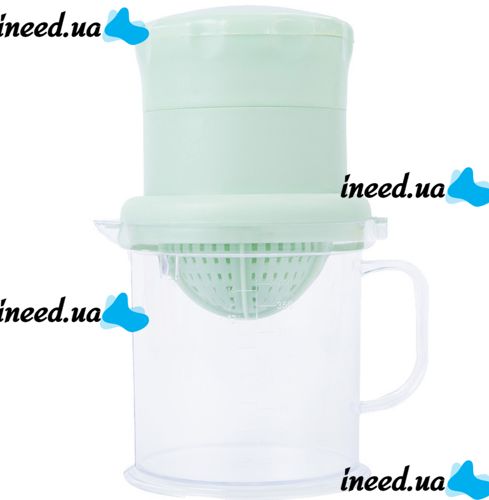 Ручная мини-соковыжималка Juicer XL-295 чашкой для фруктов, Универсальная соковыжималка фрешер для ягод с емкостью для сока XL 295