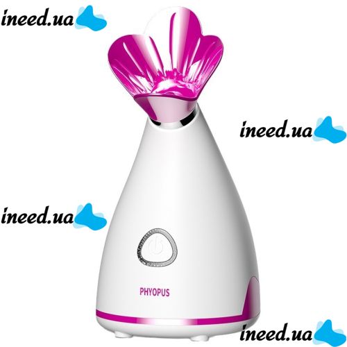 Паровая сауна для омоложения и увлажнения лица с ингалятором Phyopus Facial Ionic Steamer CL-5358, Распариватель 2в1 с ионизатором для чистки кожи