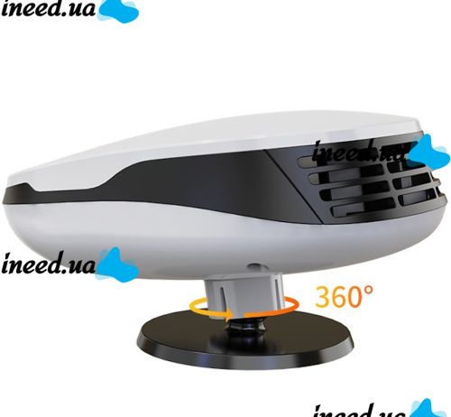 Вращающийся автомобильный обогреватель 2 в 1 Car Heater SWK-1008 12V, тепловентилятор LY-395 для салона и лобового стекла машины от прикуривателя