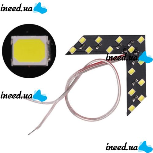 Зеркальные элементы с LED повторителем поворотов 2 шт на боковые зеркала, LED повторители указатели поворота для зеркал автомобиля