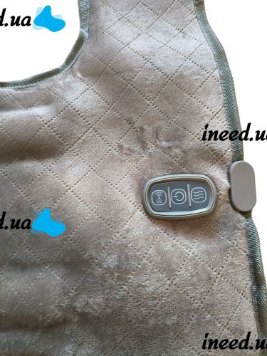 Универсальный массажер бандаж коленного сустава Massaging Sharper Image с подогревом, Согревающий наколенник грелка на колено и плеч 5 режимов Серый