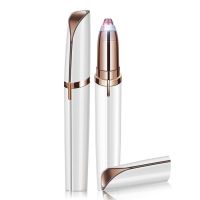 Женский эпилятор для бровей Finishing Touch Flawless Brows, Портативный триммер электробритва для удаления волос на батарейках Белый