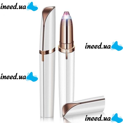 Женский эпилятор для бровей Finishing Touch Flawless Brows, Портативный триммер электробритва для удаления волос на батарейках Белый