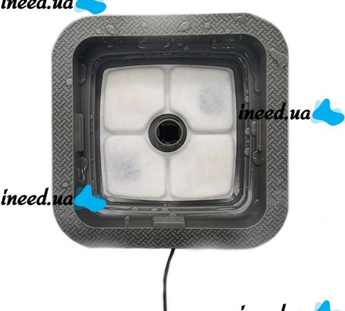 Автоматическая поилка фонтан для собак и кошек Pet Water FOUNTAIN, Бесшумная автопоилка для домашних животных, Питьевой фонтан для котов Серый