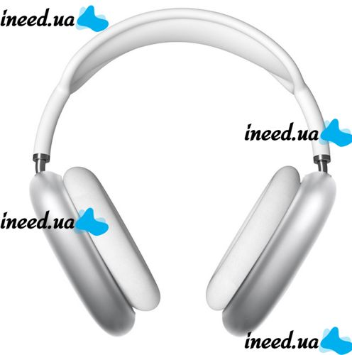 Overhead Wireless Bluetooth Headphones Macaron P9 Max with Aux, Full-size Bluetooth Stereo Headphones with microSD Memory Card Slot, TF Card White