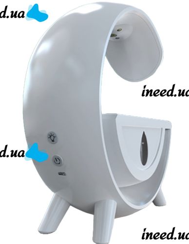 Anti-Gravity Humidifier T00K8 Nightlight Anti-Gravity Humidifier with RGB Light, Diffuser 350ml with USB drip effect White