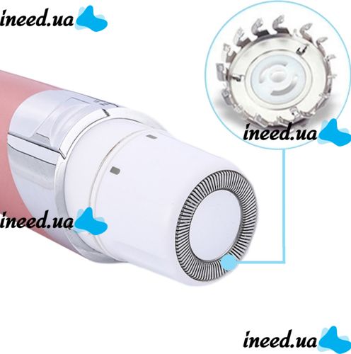 Женский беспроводной триммер эпилятор для тела и лица Refreshing Skin Hair Cleansing QL-607 3 в 1, Эпилятор бритва для ног и бровей на батарейках