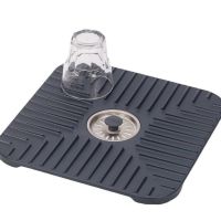 Защитная подставка Joseph SinkShield 851700 для раковины со сливом 30x30 см, Гибкий квадратный защитный коврик с защитой от засоров для мойки