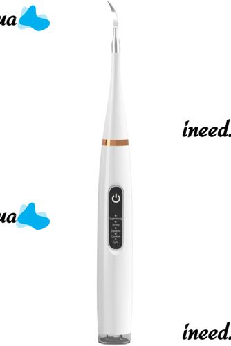 Электрическая зубная щетка скалер Electric Teeth Cleaner MAG-780 ультразвуковая для чистки зубов и удаления зубного камня с зеркалом 5 режимов Белая