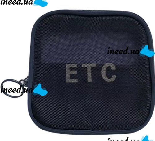 Сетчатая дорожная мини косметичка чехол ETC XL-1013 для хранения косметики и мелочей, женская сумка органайзер Travel Cosmetic Pouch на молнии