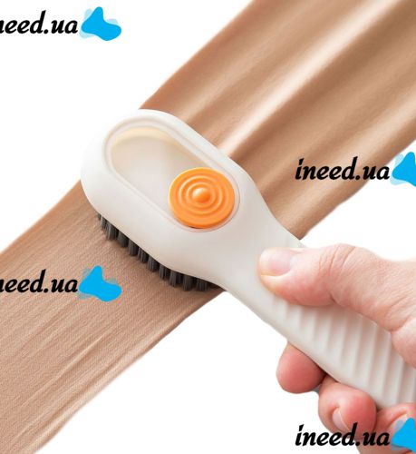 Многофункциональная универсальная щетка MHZ Cleaning Brush для чистки одежды и обуви, Щётка для мытья посуды с дозатором для моющего средства