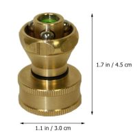 Универсальная насадка-распылитель воды Schmidt Brass Nozzle, Латунная насадка регулируемый распылитель на садовый шланг для полива и  аэрации